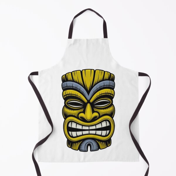 Item preview, Retro Hawaiian Tiki Mask Vintage Tribal Island Design designed and sold by YounexxART.