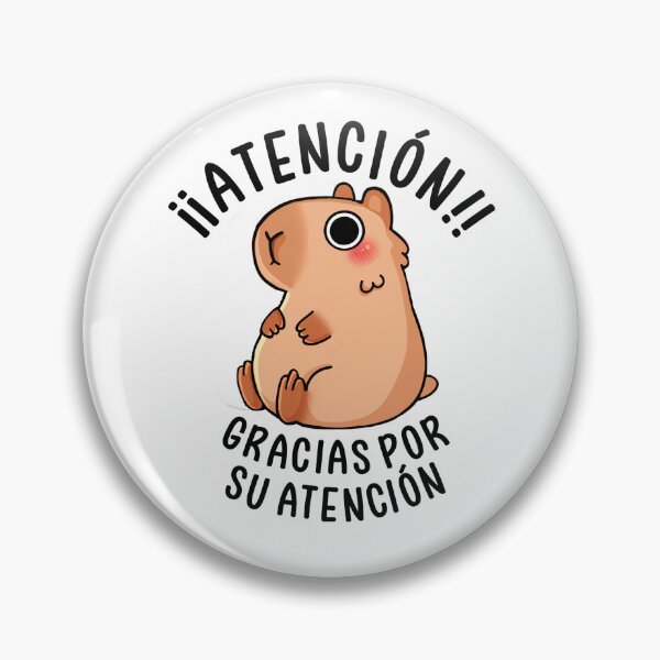 Item preview, Atención Capibara designed and sold by Capisita.