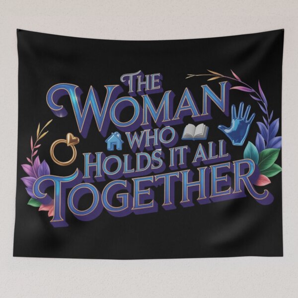 Item preview, The Woman Who Holds It All Together – Gift for Mom from Family designed and sold by YourTrendyTees.