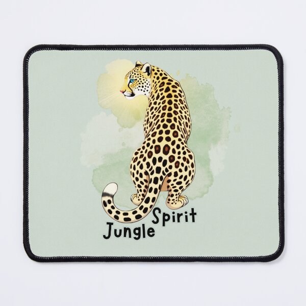 Item preview, Jungle Spirit: Sunset Leopard Design - Golden Halo Watercolor designed and sold by PriyaMagic.