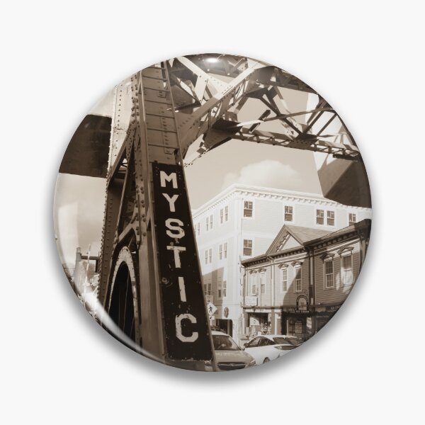 Item preview, Mystic Connecticut Drawbridge Mystic River Bascule Bridge Vintage Photo designed and sold by Moriarty's Digital Visions.