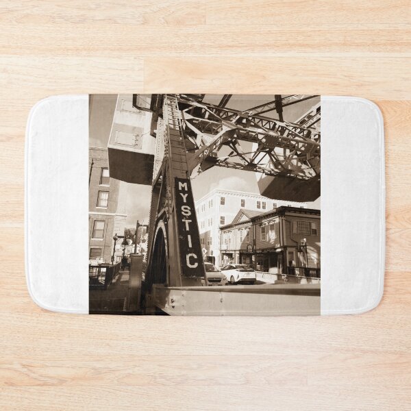 Item preview, Mystic Connecticut Drawbridge Mystic River Bascule Bridge Vintage Photo designed and sold by Moriarty's Digital Visions.
