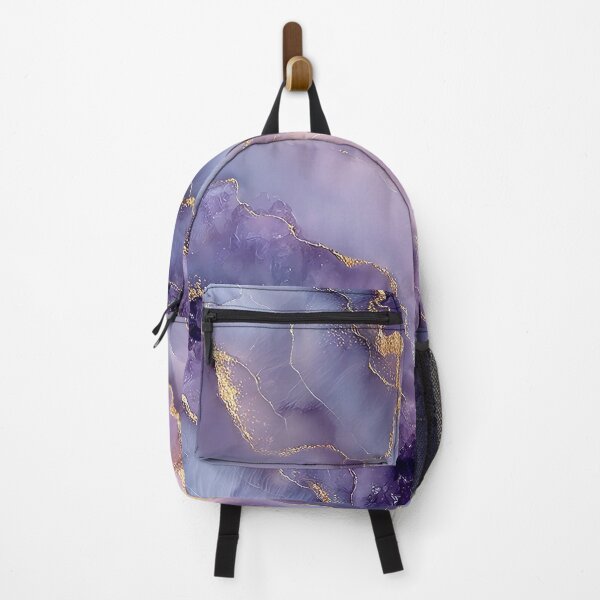 Item preview, Dreamy Amethyst and Lavender Fluid Crystal with Gold Veins designed and sold by Nine Lives Studio.