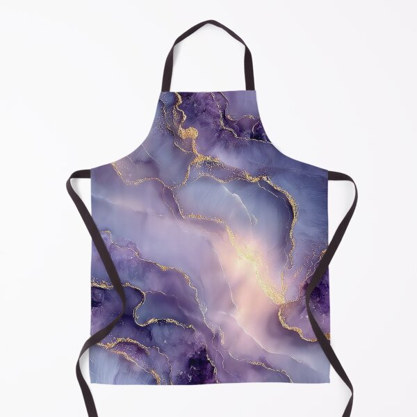 Item preview, Dreamy Amethyst and Lavender Fluid Crystal with Gold Veins designed and sold by Nine Lives Studio.
