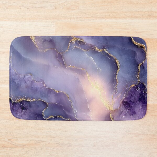 Item preview, Dreamy Amethyst and Lavender Fluid Crystal with Gold Veins designed and sold by Nine Lives Studio.