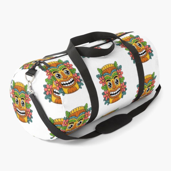Item preview, Cute Kawaii Tiki Mask Tropical Cartoon Island Art designed and sold by YounexxART.