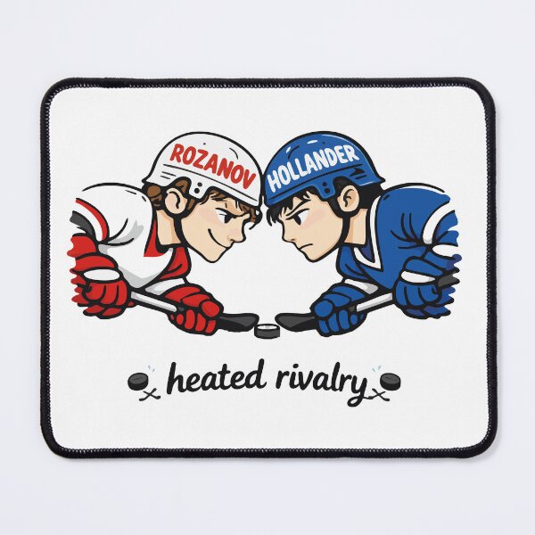 Item preview, Heated Rivalry Hockey Faceoff – Rozanov vs Hollander Fanart designed and sold by KaatsStyle.