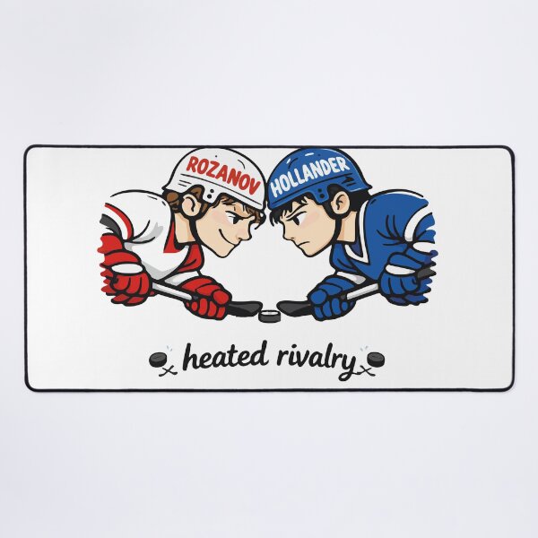 Item preview, Heated Rivalry Hockey Faceoff – Rozanov vs Hollander Fanart designed and sold by KaatsStyle.