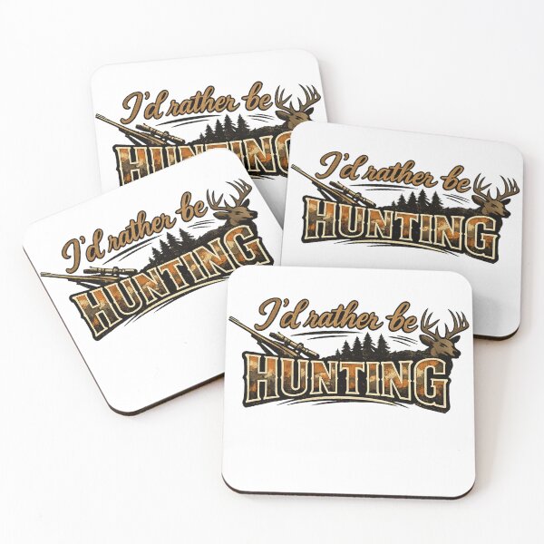 Item preview, I'd Rather Be Hunting  designed and sold by ttuniques.