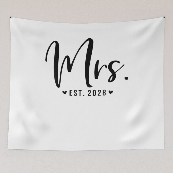 Item preview, Mrs Est. 2026 Just Married Couple Wedding Party Mrs Bride designed and sold by Goleon12.