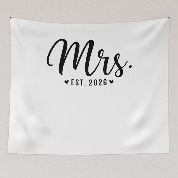 Item preview, Mrs Est. 2026 Just Married Couple Wedding Mrs Bride designed and sold by Goleon12.