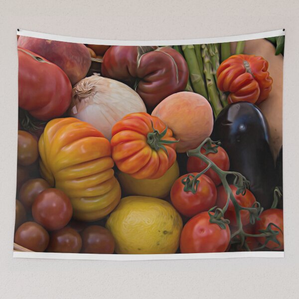 Item preview, Heirloom Tomatoes Fresh Garden Vegetables Farm Harvest designed and sold by Moriarty's Digital Visions.