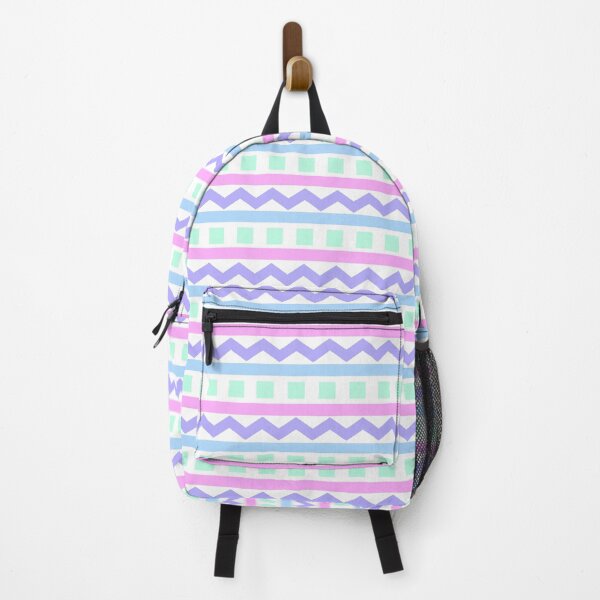Item preview, Cool Pastel Zigzag Easter Egg Stripes Pattern (White) designed and sold by BeJolley.