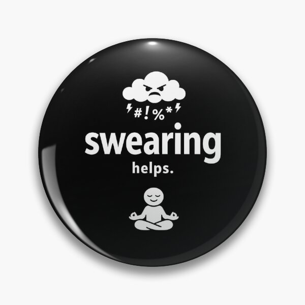 Item preview, Swearing Helps Funny Stress Relief Humor designed and sold by FreshVibe Prints.