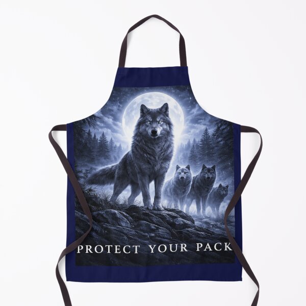 Item preview, Protect Your Pack Wolf – Loyal Wolf Family Wildlife Art designed and sold by GeoWild Designs.