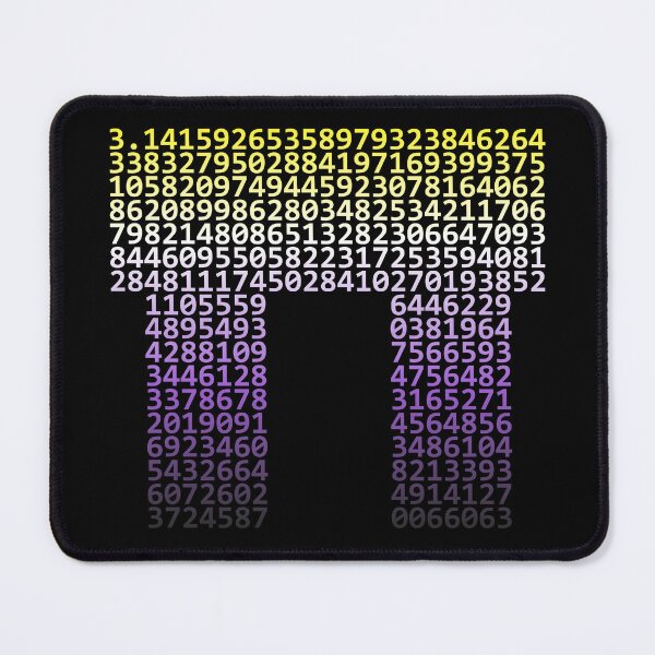 Item preview, First 314 digits of PI (rainbow, LGBT, non-binary) designed and sold by owlgeek.