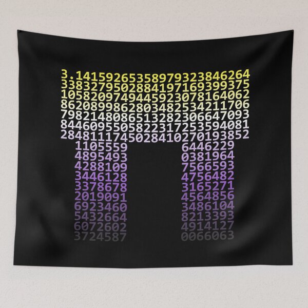 Item preview, First 314 digits of PI (rainbow, LGBT, non-binary) designed and sold by owlgeek.