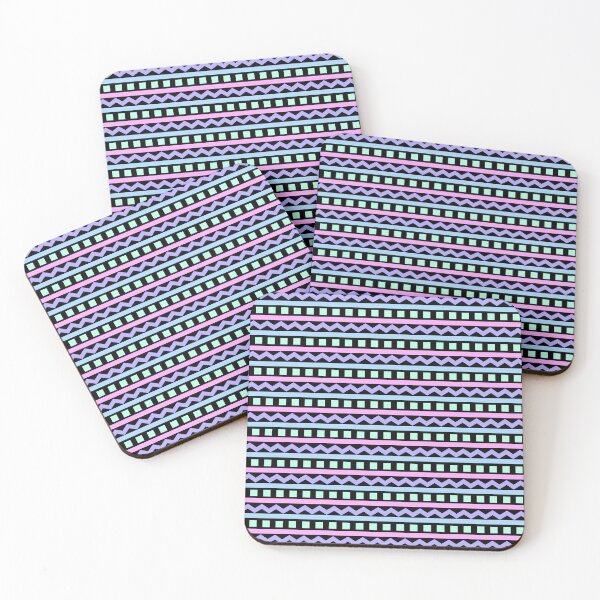 Item preview, Cool Pastel Easter Egg Zigzag Stripe Pattern (Black) designed and sold by BeJolley.