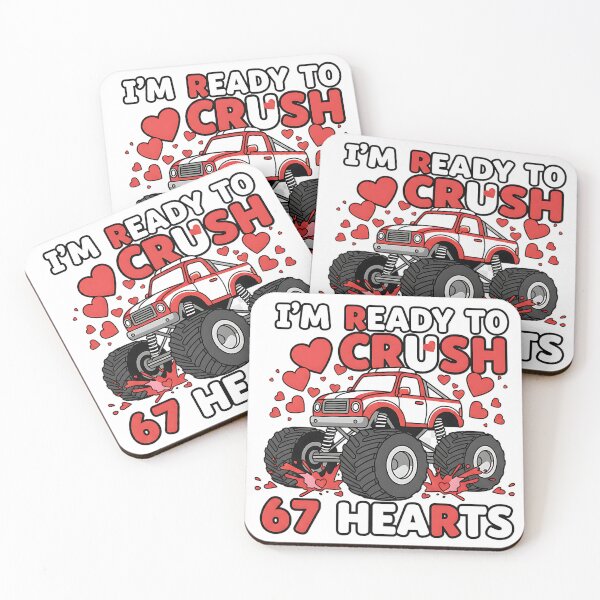 Item preview, Im ready to crush 67 hearts funny valentines humor designed and sold by ArtDesignTp.