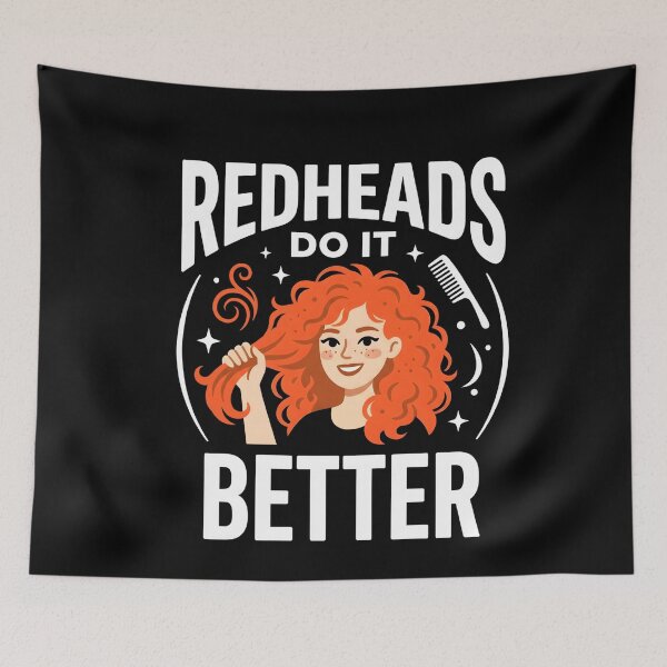 Item preview, Redheads Do It Better Funny Ginger Pride designed and sold by FreshVibe Prints.