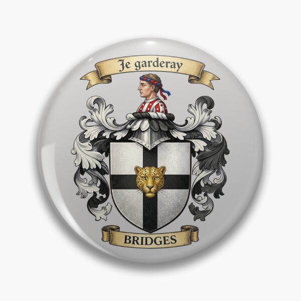 Item preview, The Bridges Family Coat of Arms designed and sold by BagTown Clans.