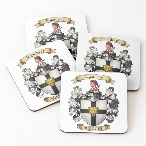 Item preview, The Bridges Family Coat of Arms designed and sold by BagTown Clans.