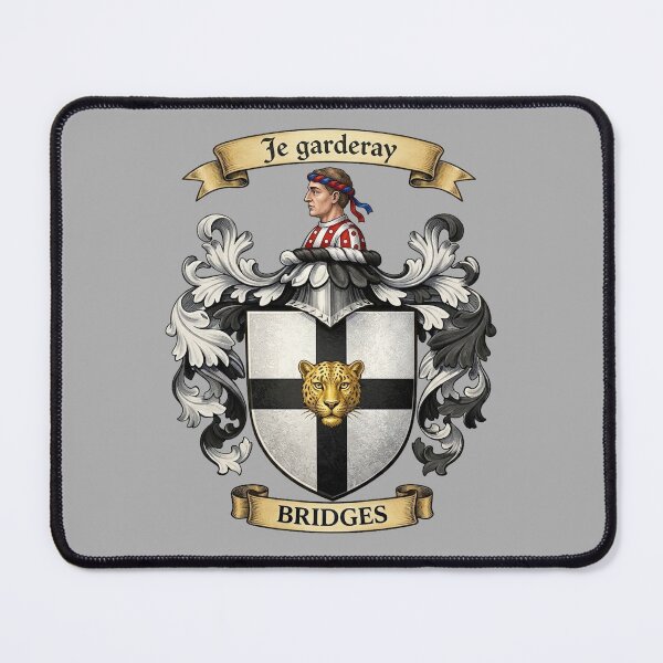 Item preview, The Bridges Family Coat of Arms designed and sold by BagTown Clans.