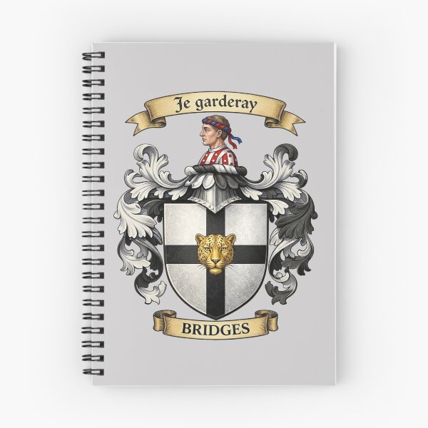 Item preview, The Bridges Family Coat of Arms designed and sold by BagTown Clans.