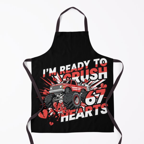 Item preview, Im ready to crush 67 hearts boys valentines joke designed and sold by ArtDesignTp.