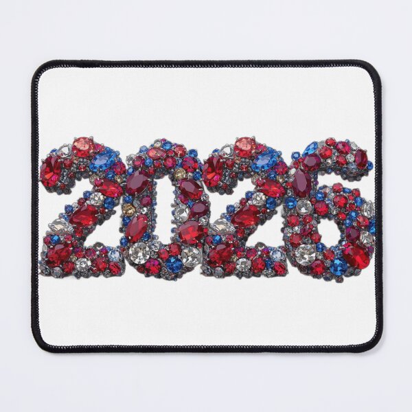 Item preview, ✨2026 Sparkle Jewel Year ✨#2026 #tricolor #blue #white #red #gift designed and sold by Fanybany.