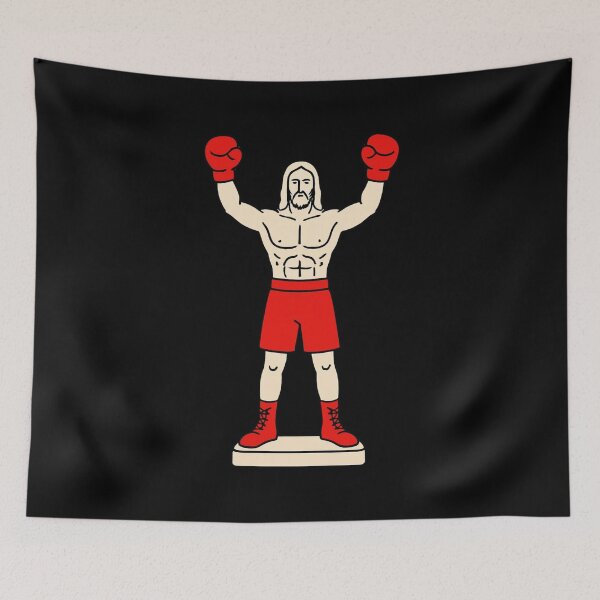 Item preview, The Boxing Statue – Retro Interior Fan Art designed and sold by eMKa82.