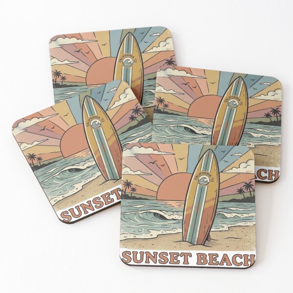Item preview, Sunset Beach Vintage Surf  designed and sold by urbinet.