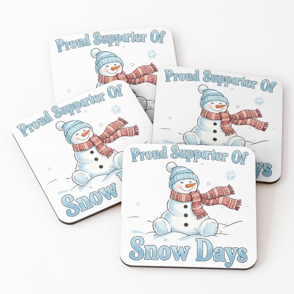Item preview, proud supporter of snow days teacher crew humor designed and sold by ArtDesignTp.