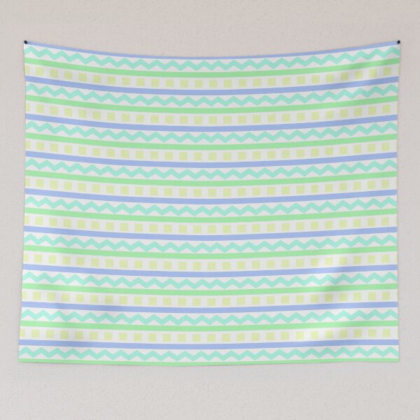 Item preview, Colorful Pastel Easter Egg Zigzag Pattern (Green) designed and sold by BeJolley.