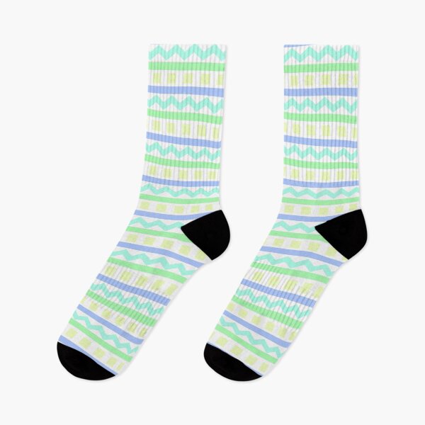 Item preview, Colorful Pastel Easter Egg Zigzag Pattern (Green) designed and sold by BeJolley.