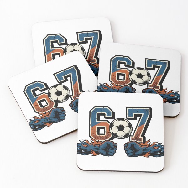 Item preview, funny 67 soccer number playful kids soccer designed and sold by ArtDesignTp.