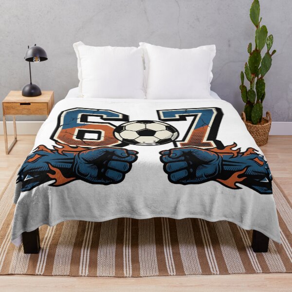 Item preview, funny 67 soccer number playful kids soccer designed and sold by ArtDesignTp.
