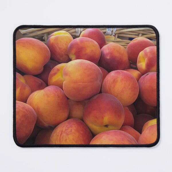 Item preview, Basket of Peaches Fresh Summer Peach Harvest designed and sold by Moriarty's Digital Visions.