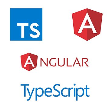 Artwork thumbnail, angular typescript sticker set by yourgeekside