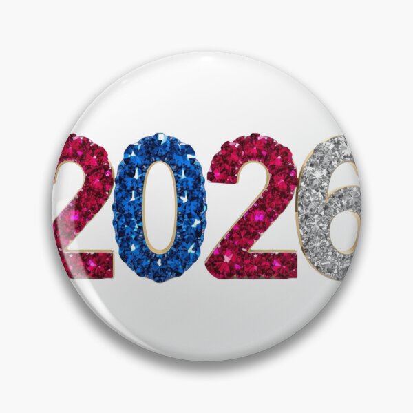 Item preview, ✨2026 Sparkle Jewel Year ✨#2026 #tricolor #blue #white #red #gift designed and sold by Fanybany.
