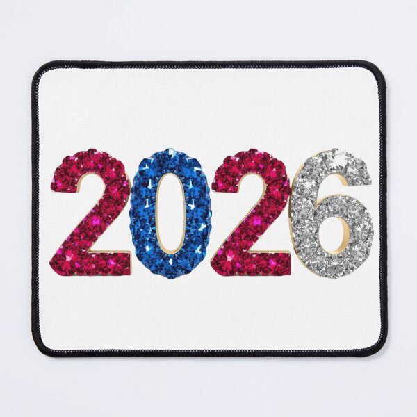 Item preview, ✨2026 Sparkle Jewel Year ✨#2026 #tricolor #blue #white #red #gift designed and sold by Fanybany.