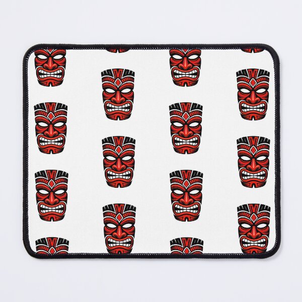 Item preview, Ancient Dark Tiki Mask Tribal Polynesian Warrior Design designed and sold by YounexxART.