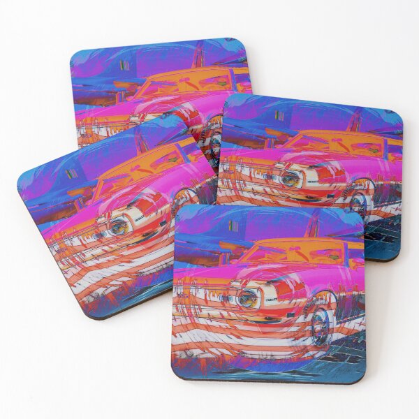 Item preview, Chevrolet Camaro Abstract Neon Muscle Car Art designed and sold by Moriarty's Digital Visions.