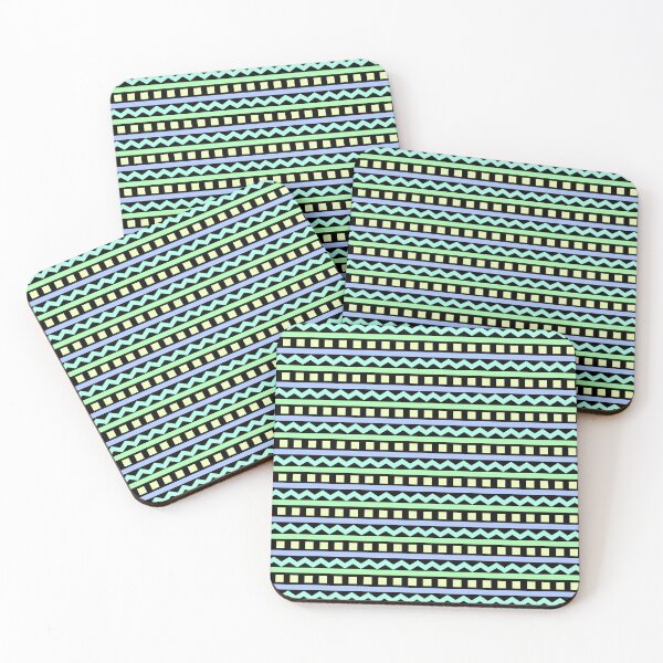 Item preview, Colorful Neon Pastel Easter Egg Zigzag Pattern (Green) designed and sold by BeJolley.