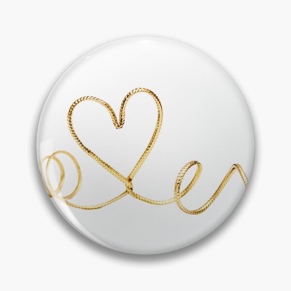 Item preview, Golden Ribbon Heart on transparent Background designed and sold by katifinell.