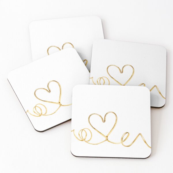 Item preview, Golden Ribbon Heart on transparent Background designed and sold by katifinell.