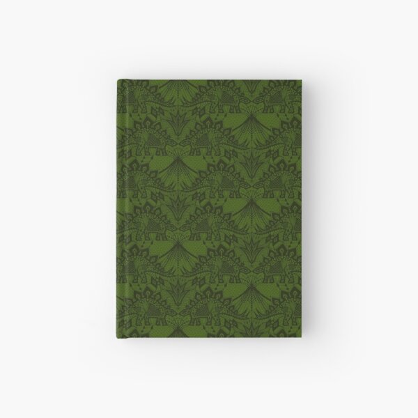 Stegosaurus Lace - Green Hardcover Journal