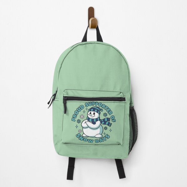 Item preview, proud supporter of snow days teacher winter humor designed and sold by ArtDesignTp.