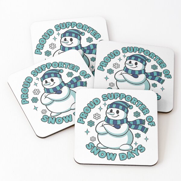 Item preview, proud supporter of snow days teacher winter humor designed and sold by ArtDesignTp.