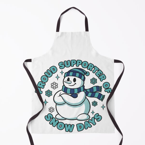 Item preview, proud supporter of snow days teacher winter humor designed and sold by ArtDesignTp.